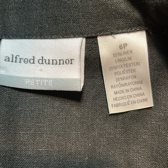 NWOT Alfred Dunner Petite Blazer Jacket Embellished Mother-of-Pearl Seed Bead 6P - Picture 10 of 14